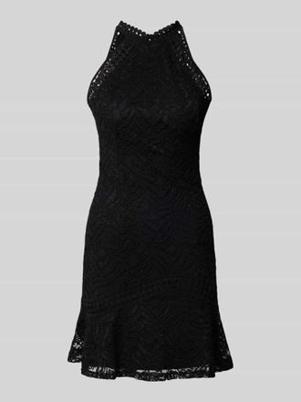 Guess Knielanges Kleid aus Spitze Modell LIZA in Black, Gr&ouml;&szlig;e XL