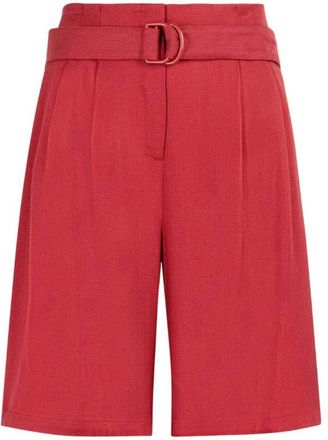 Roberto Cavalli High-Waist Wide-Leg Shorts, Brand Size 42 ( US Size 8 )