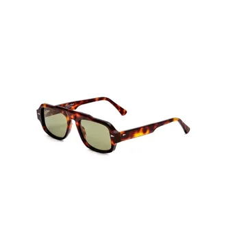Ahlem Klassieke Schildpad Zonnebril - unisex - Accessoires - Bruin - Maat: 54 MM
