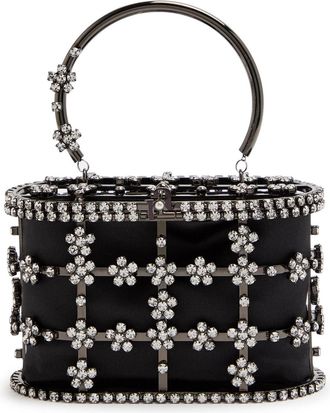 Rosantica Mini Holli Anice Crystal-embellished top Handle bag - Black - One Size