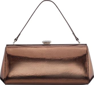 Nina Delsie-D Clutch in Bronze at Nordstrom