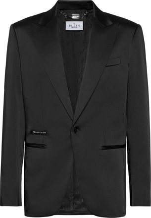 Philipp Plein Blazer in raso - Nero