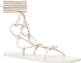 Rick Owens Sandali Penta in pelle annodata - - Shoes - Donna - Beige - 40 EU