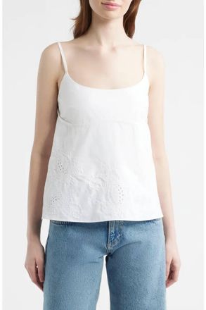 Rag & Bone Maggie Embroidered Camisole In White