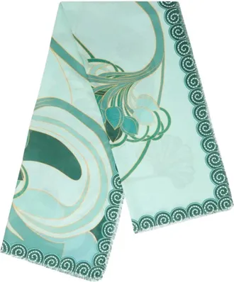 La DoubleJ Accessoires, Dames, Groen, ONE Size, Silky Scarves