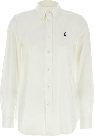 Ralph Lauren White Logo embroidery shirt
