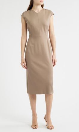 BOSS Dulisa Sheath Dress in Basalt at Nordstrom, Size 10