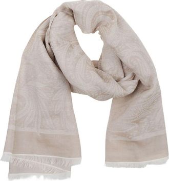 Etro Sjaals - Heren - Sjaals - Beige - ONE Size - Accessoires