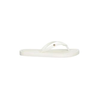 Tory Burch Kira Padded Flip Flop - Dames - Schoenen - Wit - Maat: 35 1/2 EU Vinyl