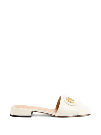 Valentino Garavani Sandali slides VLogo Signature 20mm - Bianco