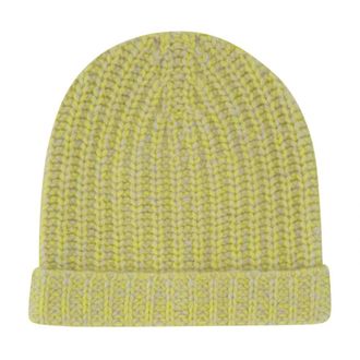 The Elder Statesman Tweekleurige Cashmere Beanie - Heren - Hoeden - Veelkleurig - ONE Size - Accessoires