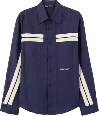 Palm Angels Uomo, Magliette, Blu, S, new