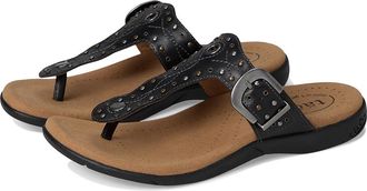Taos Footwear Flash Womens Sandals Black : 10 M, Leather