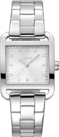 DKNY Womens DK1L004M0045 Ladies City Watch - Silver - One Size