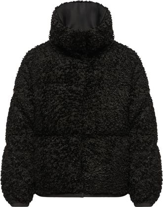 Moncler Moncler Sittelles Short Jacquard Fil Coup&eacute; Jacket, Women, Black, Size: 00