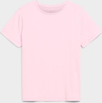 Contemporaine Womens Flowy crew-neck T-shirt