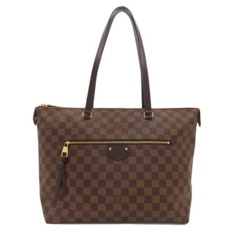 Louis Vuitton Damier Canvas Ebene Damier Canvas Tote Bag (Pre-Owned)