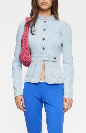 Lioness Brooklyn Denim Jacket in Light Denim at Nordstrom, Size X-Large
