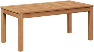 vidaXL Vidaxl - Mesa De Jard&iacute;n Natural 95 X 45 X 40 Cm Madera De Teca Maciza