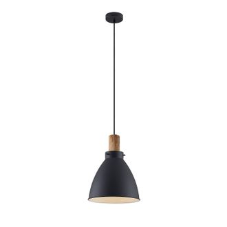 Lindby L&aacute;mpara Colgante trebale En Negro De Metal - Lindby