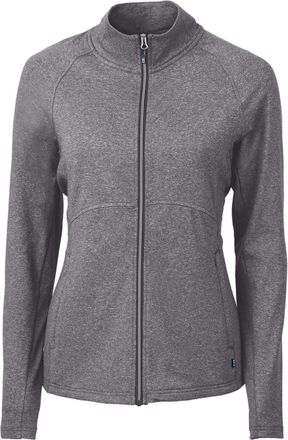 Cutter & Buck Adapt Eco Knit Heather Recycled Womens Full Zip