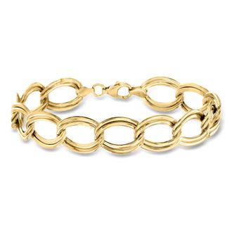 Ross-Simons Italian 14kt Yellow Gold Link Bracelet