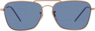 Ray-Ban Caravan Reverse Blue Square Unisex Sunglasses RBR0102S 92023A 58
