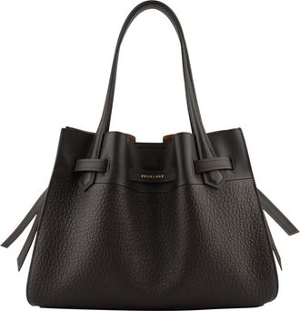 Pourchet Blossom Handtas - Dames - Handtassen - Bruin - ONE Size - Leer - Tassen