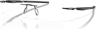 Oakley 54mm Rectangle optical glasses in Black at Nordstrom