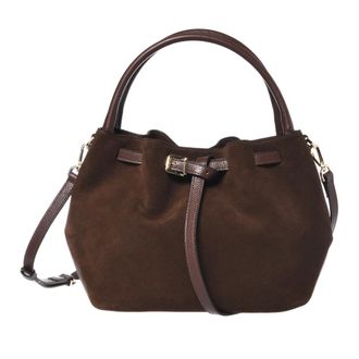 Baldinini Suede Handbag - female - Baldinini - Handbags - Brown - ONE SIZE - Bags