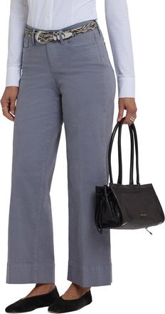 NYDJ Teresa Shadow Blue Wide Leg Jean