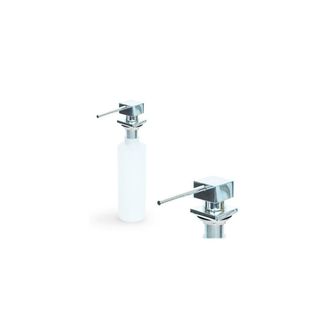 Elleci Elleci Adi02301 Dispensador De Jab&oacute;n Cromo, Blanco