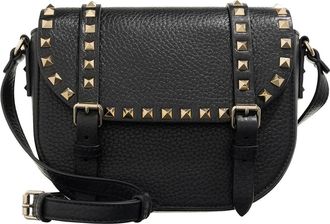 Valentino Garavani Crossbody Bags - Small Messenger Rockstud Bag - black - Crossbody Bags for ladies