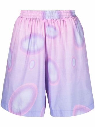 BONSAI Shorts con stampa - Viola
