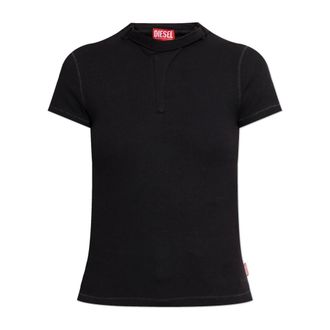 Diesel T-Shirts, female, Black, Size: 2XS T-Iaras Top