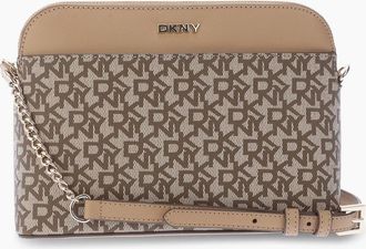 DKNY Womens Bridger Dome Top Zip Shoulder Cross Body Bag - Green - Size: ONE size