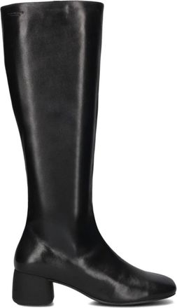 Vagabond Schoenen, Dames, Zwart, 37 EU, Wol, Zwarte Leren Laarzen Livia 001