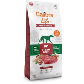 OEM Pienso Seco Para Perros Calibra Dog Life Senior Grande Carne Fresca 12kg