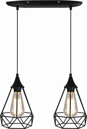 OEM Lampada A Sospensione Candellux Graf Nera 2xe27 115cm