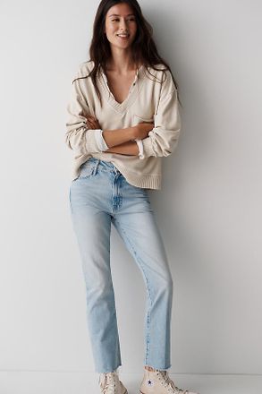 Pistola Denim Lexi Cotton Mid-Rise Straight Jeans