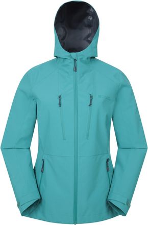 Mountain Warehouse Dames Rainstorm 2.5 Laags Waterdichte Jas (Teal)