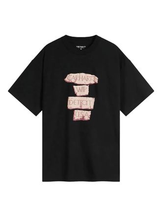 Carhartt Work in Progress T-shirt Masterpiece - Nero