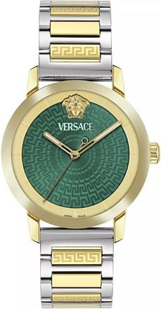 Versace V-Helix Quartz Green Dial Mens Watch VE9G00324