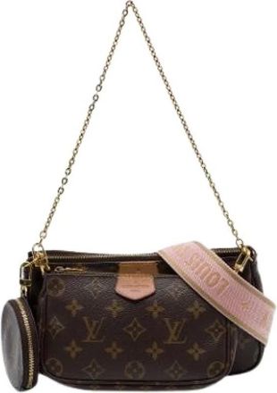 Louis Vuitton Pre-owned Multi-Pochette Accessoires - Dames - Vintage Schoudertas - Bruin - ONE Size - Vintage