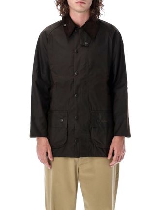 Barbour Dark Brown Embroidered Logo Jacket