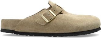 Birkenstock Boston - Heren - Slip ons - Beige - 40 EU - Leer - Schoenen