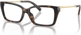 Tiffany & Co. 54mm Rectangle optical glasses in Tortoise at Nordstrom