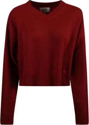 Loulou Studio Dames, Truien, Rood, Maat: XS Kasjmier