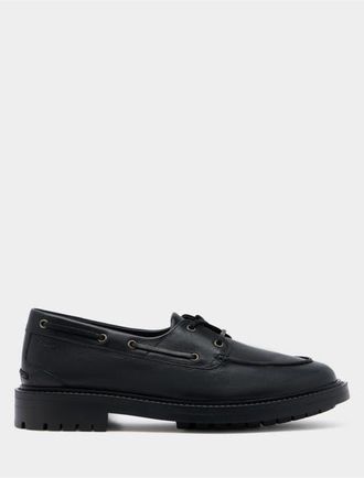 Bally B-Lug Derby in Leather in Black at Nordstrom, Size 40