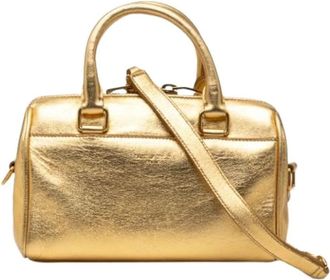 Saint Laurent Pre-owned Handbags, female, Yellow, Size: ONE SIZE Pre-owned The Classic Duffle